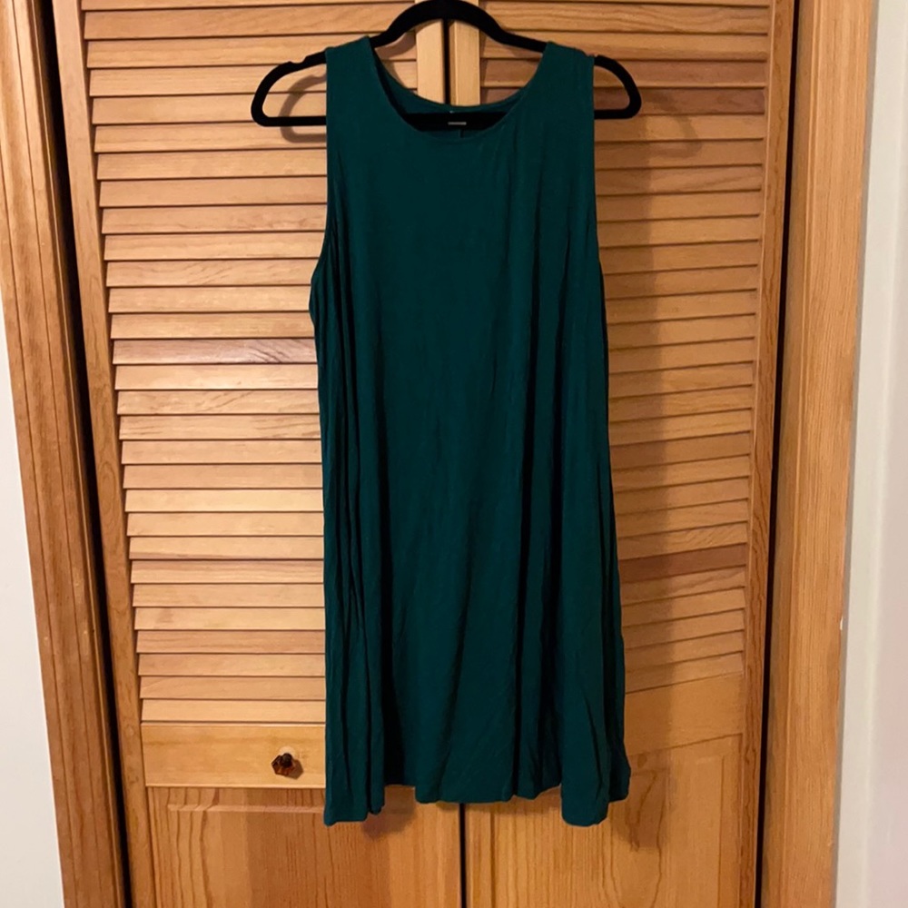 Old Navy green swing dress XL